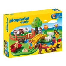 Playmobil 1.2.3 Granja De Animalitos 6770 En Stock!!