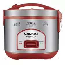 Panela Elétrica Arroz Mondial Pratic Pe-45-6x Vermelha 127v