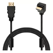 Cabo Hdmi 5 Metros 90 Graus Para Video Game Console Na Tv