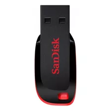 Memoria Usb 128gb Sandisk Flash Drive Usb 2.0 - Black Color Negro