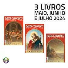 3 Livros Deus Conosco Maio, Junho E Julho