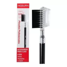 Heburn Peine P/ Pestañas Y Cejas Maquillaje Profesional 855 Color Negro