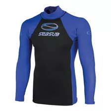 Camisa Neoprene Lycra Seasub Manga Longa Mergulho Pesca Uv