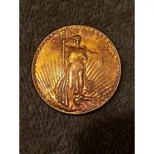 1930s Aguila Doble $20 Dolares De Oro Saint Gaurdens 