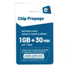 Chip Prepago Entel 1gb+30min Por 2 Meses //angelstock