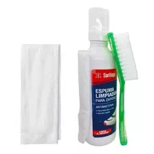 Kit Limpia Zapatilla Limpieza Espuma Limpiadora Paño Cepillo