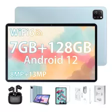 Tablet Con Funda Oscal Pad 70 10.1 128gb Celeste Y 7gb De Memoria Ram