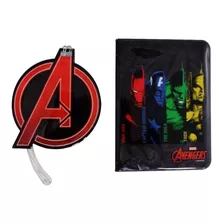 Kit Viagem Passaporte Tag -marvel Avengers( Vingadores).