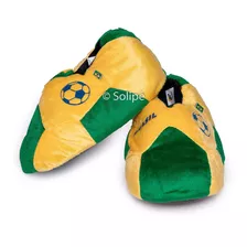 Pantufa Pé Quentinho Bola Brasil