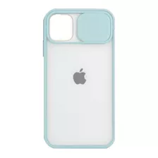 Carcasa Silicona Con Tapa Deslizante iPhone XR