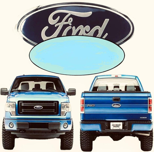 Emblema Para Ford Parrilla Y Cajuela De 17.5cm Sticker Foto 7