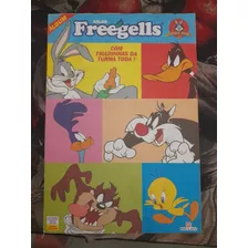Álbum Freegells Looney Tunes - Completo- Raro - Bom Estado