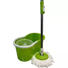 Mop Mfl Mop Giratório Plus Com Balde Centrífuga Verde-claro