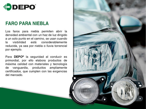 Jgo Faros Niebla S/foco Chevrolet Chevy 01-03 Depo Foto 6