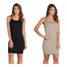 Anagua Uso Debaixo Vestido Combinete Combinação Semi Vestido