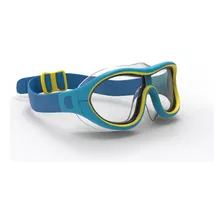 Óculos De Natação Infantil Visão Panorâmica E Conforto Cor Azul/amarelo