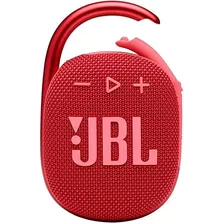 Bocina Jbl Clip 4 Portátil Con Bluetooth Rojo 