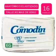 Pañales Para Adultos Descartables Comodín Anatómico Elaztizado Extra Grande X 16 u