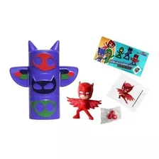 6 Pzs Totem Pj Mask Con Mini Gelatina Dulce