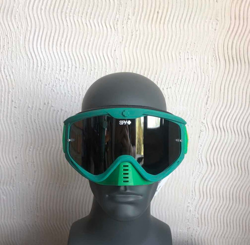 Goggles Para Motocross Spy Whip Speed Week (verde) Espejo. Foto 2