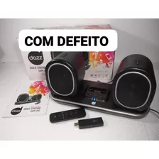 Dock Station Caixa Som Sem Fio iPad Dazz - Com Defeito 