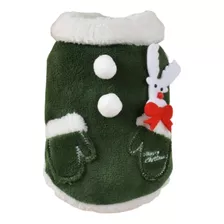 Ropa De Navidad Verde Diseño Guantes Para Mascotas Talla Xs