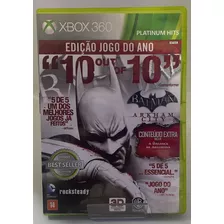 Batman Arkham City Edição Jogo Do Ano Xbox 360- Mídia Física