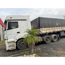 Conjunto Mercedes Benz 2544 Com Bitrem Guerra