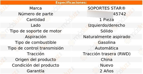 1) Soporte Motor Izq/der Bmw 328is 6 Cil 2.8l 96/98 Foto 2