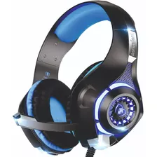 Diadema Gamer Auriculares Audífonos Con Micrófono Y Luz Led