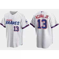 Camiseta M. L. B. Atlanta Braves #13 Acuña Jr. - X L -