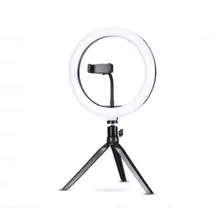 Ring Light 26cm 10 Polegadas Tripé De Mesa Suporte Celular