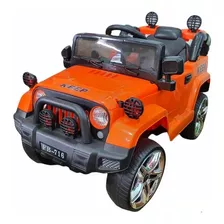 Jeep Electrico Niños 4 Motores Llanta Goma Estilo Renegado