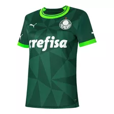 Camisa Puma Verde Feminino Palmeiras Home Jersey 23