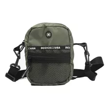 Shoulder Bag Dc Shoes Starcher 5 Sm24 Verde Escuro/preto Cor Preto Tamanho Único