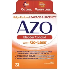 Azo Bladder Control With Go-less Daily Supplement | Helps Re