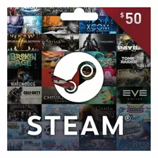 Steam Gift Card $50 | Tarjeta De Regalo | Global