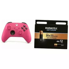 Control Inalámbrico Xbox Deep Pink + 12 Pilas Aa Duracell