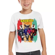 Camiseta Infantil Skibidi Toilet Personalizada