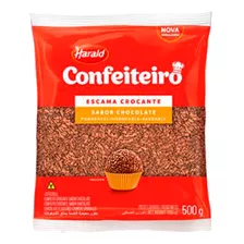 Escama Crocante Sabor Chocolate Confeiteiro 500gr