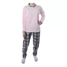 Pijama Feminino Lezi Longo Microsoft Xadrez Rosa - 300790