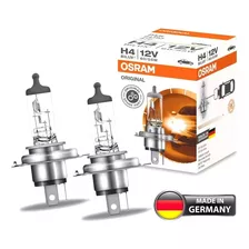 Kit Par Lâmpadas Osram Original H4 Bi-iodo Farol Alto Baixo.