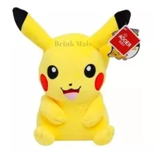 Pokemon Pikachu Boneco Pelúcia 25cm Antialérgico Aoger