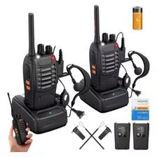 2 Walkie Talkie Inalambrico Radio Con Manos Libres Baofeng