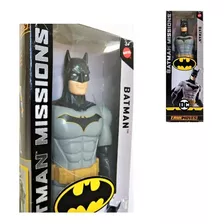 Boneco Batman Missions Dc Truemoves Coleção Figura 30 Cm