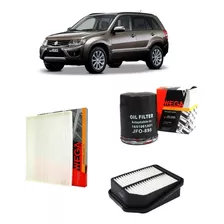 Kit Filtros Suzuki Grand Vitara 2.0 16v 2008 Em Diante