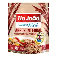 Arroz Integral + Arroz Vermelho E Tomate 200g Tio João