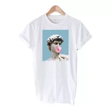 Camiseta T-shirt Estatua Arte Chiclete Tumblr Camisa Tumblr