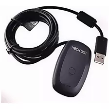 Receptor Receiver Preto P/controle Wireless Xbox 360 No Pc!