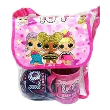 Kit Lol Surprise Bolsa + Caneca + 01 Bola Surpresa Lindo